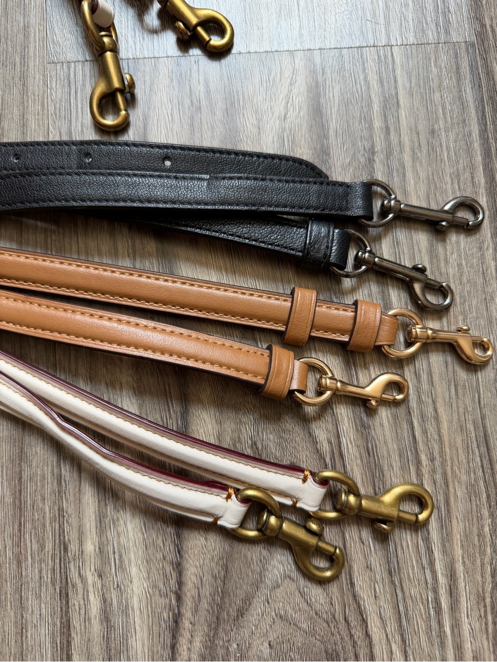 Coach Purse Strap Replacement Lot Leather brown cream black